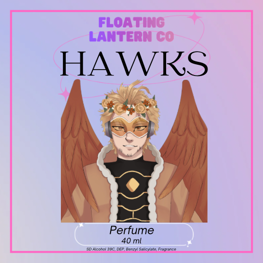 Hawks Perfume( misprinted label)