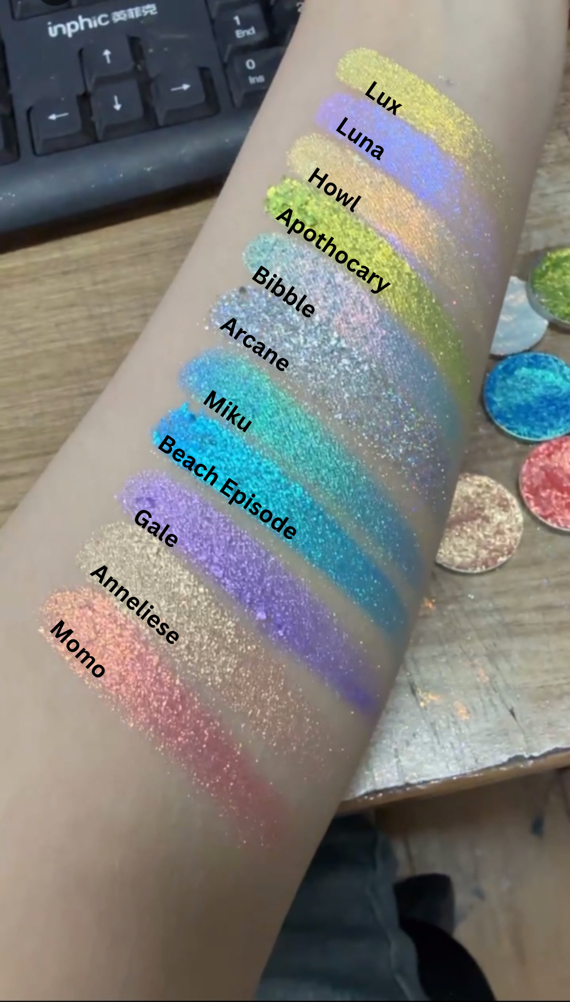 Enchanted Lantern Shimmer Eyeshadows
