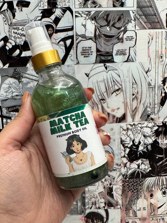 Matcha Milk Tea Body Oil