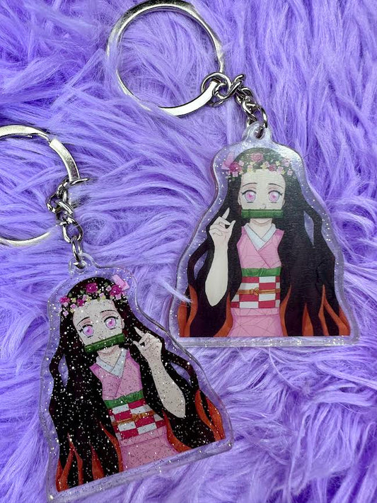 Nezuko Keychain