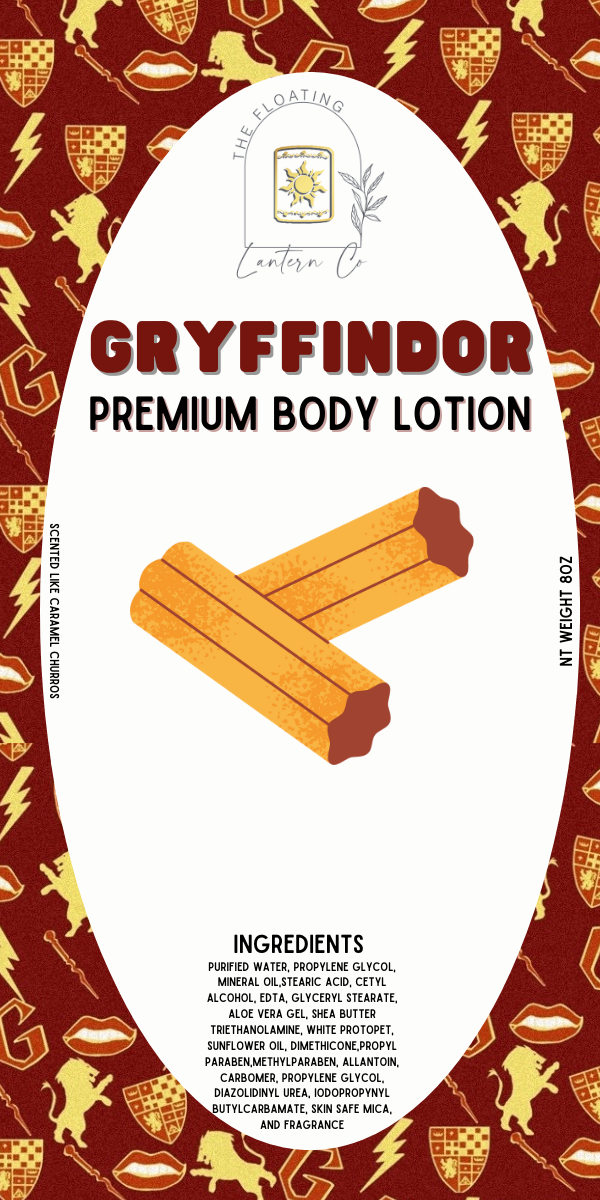 Gryffindor Body Lotion